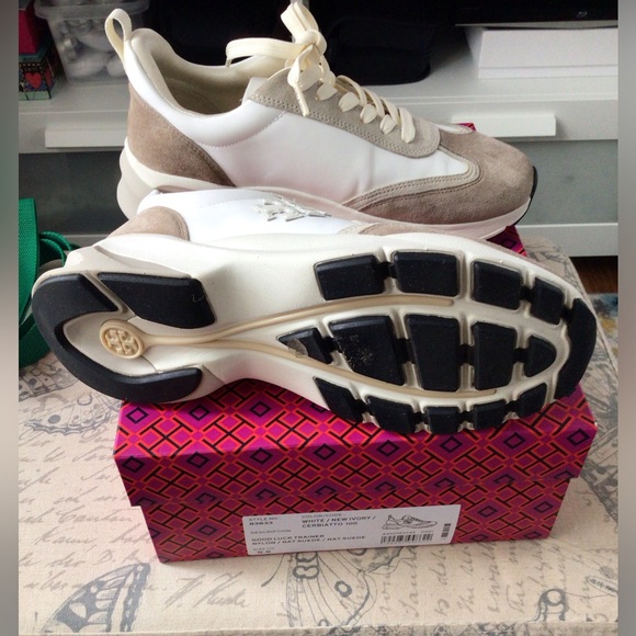 Tory Burch Good Luck Trainers, US 9.5 [EUC] - Picture 8 of 11